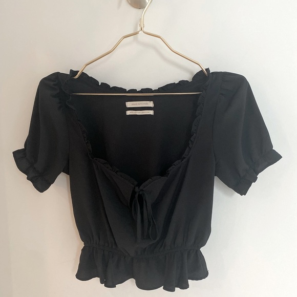 Urban Outfitters black blouse - Picture 3 of 4